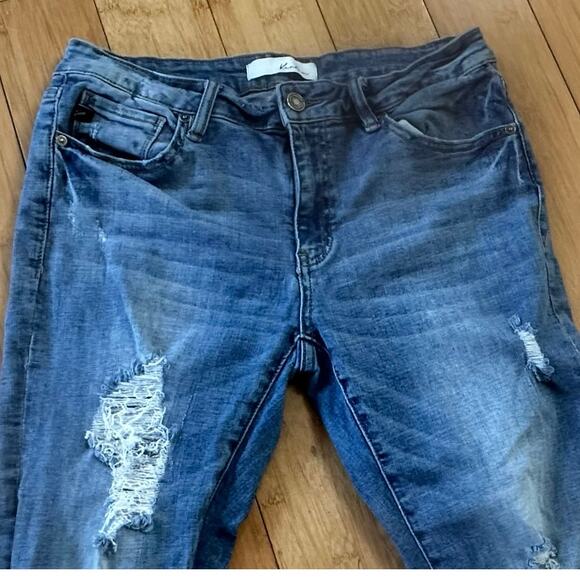 Kancan Distressed Stretchy Jeans Sz. 13 / 30 - Picture 4 of 7